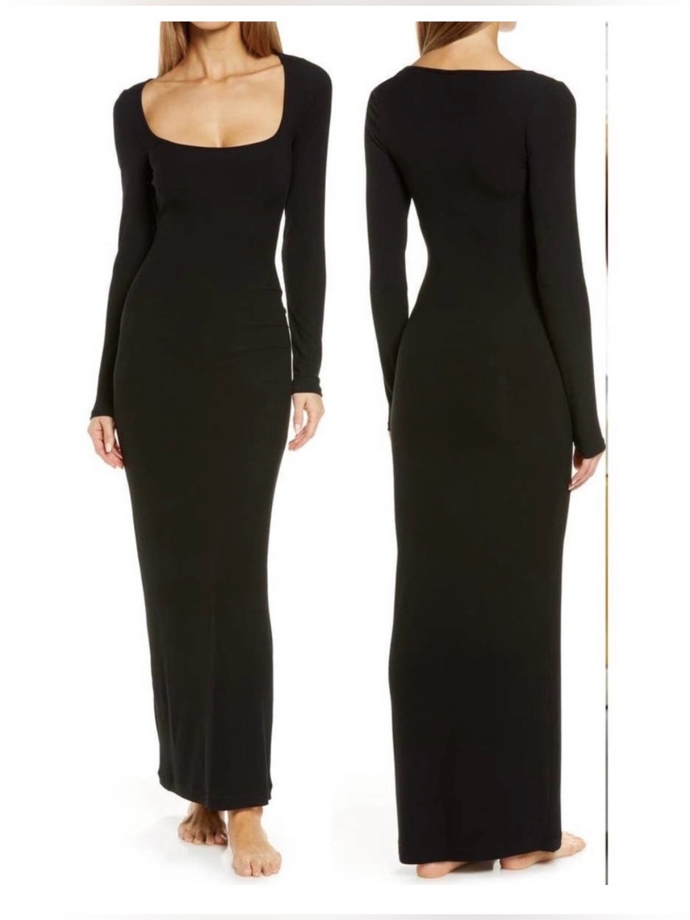 NWT Skims Soft Lounge long sleeves dress size S
